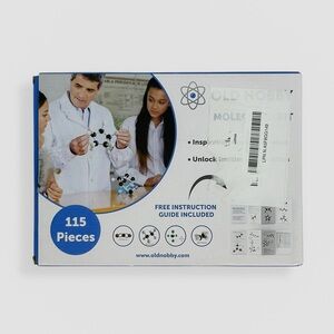 Old Nobby Organic Chemistry Molecular Model Kit 115 Pieces Homeschool Science